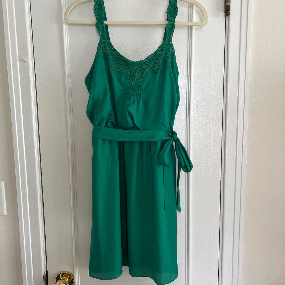 Lauren Conrad Green dress
